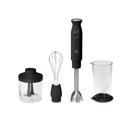 2-Speed Immersion Blender with Chopper & Measuring Cup